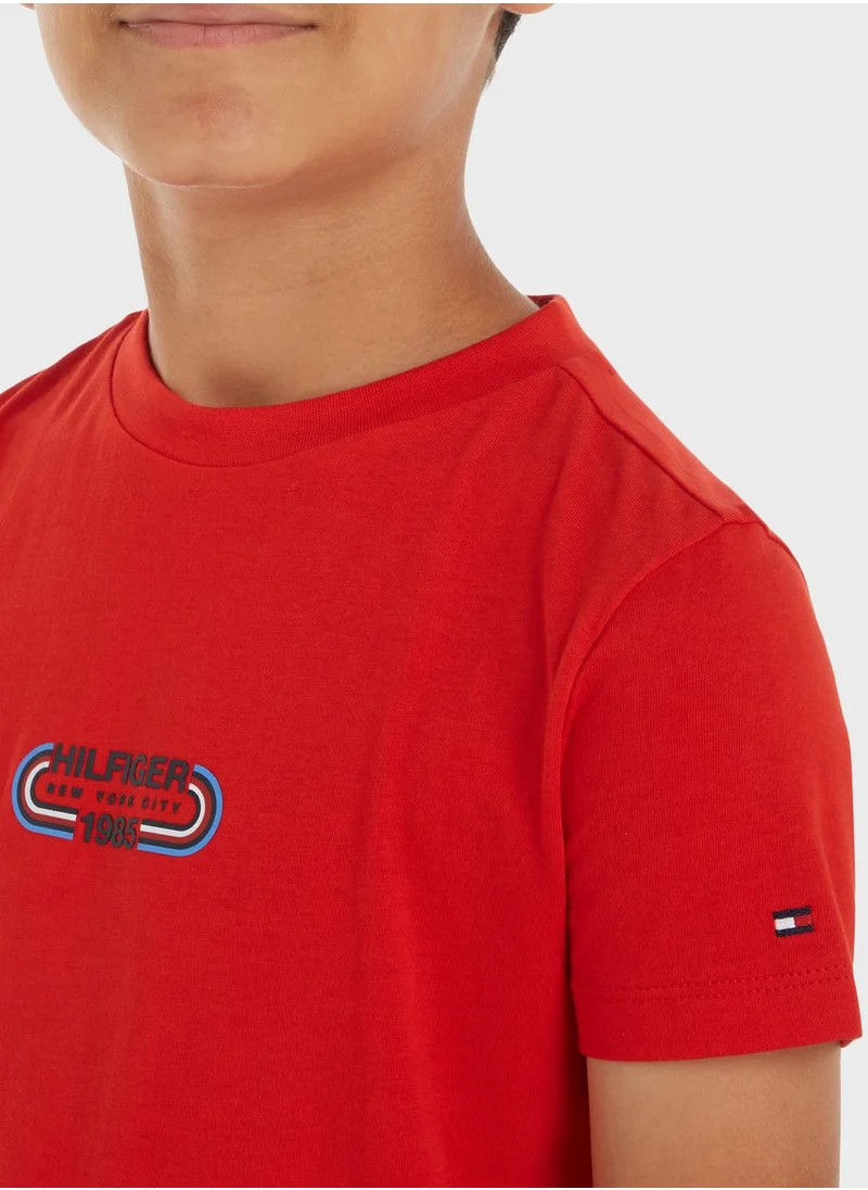 TOMMY HILFIGER Youth Color Block T-Shirt