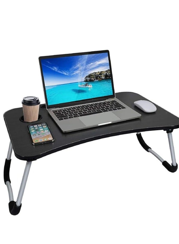 Multipurpose table for laptops and tablets, black