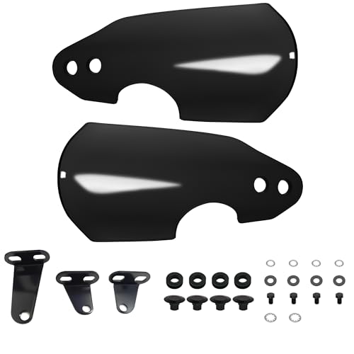 FATECIM Club Style Motorcycle Handlebar Handguards Hand Guards for Harley 2006-2025 Dyna Softail Low Rider S Wide Glide Road King Special Fat Boy Fat Bob Sport Glide FXSB Breakout Blackline Springer - Image 1