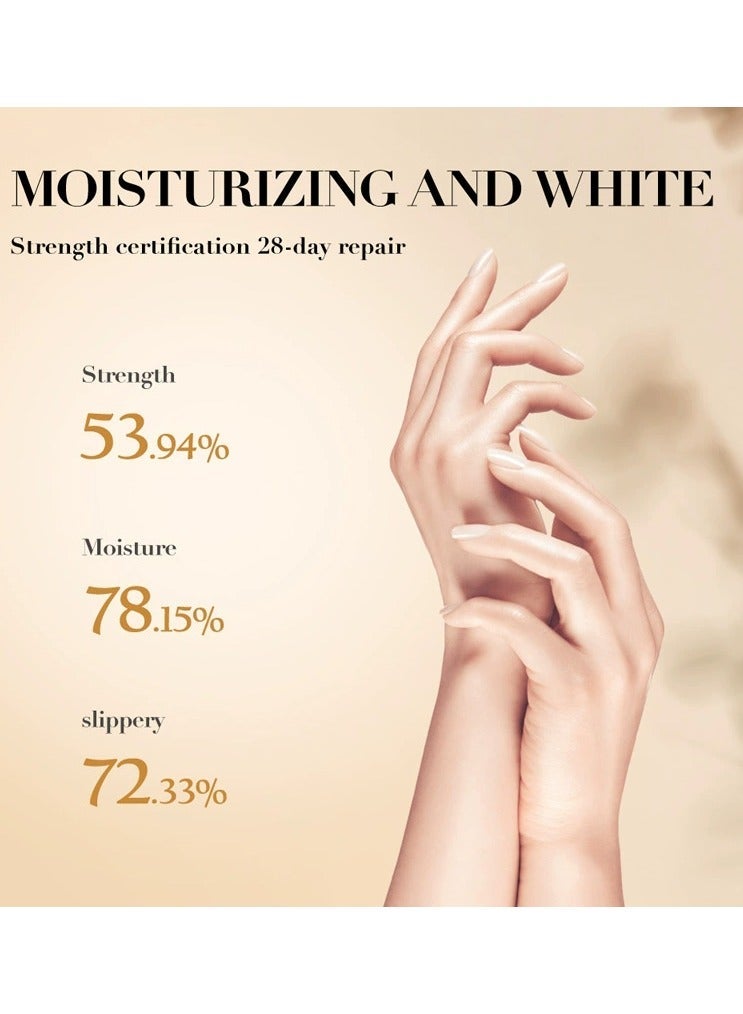 SADOER Collagen Anti Wrinkle Hand Cream, Nourishing Whitening Moisturizing Skin Care Cream, Fast Absorbing Anti Ageing Hand Cream, Smooth And Soft Skin Crack Repair Cream To Remove Wrinkles Darkness 30g - Image 4