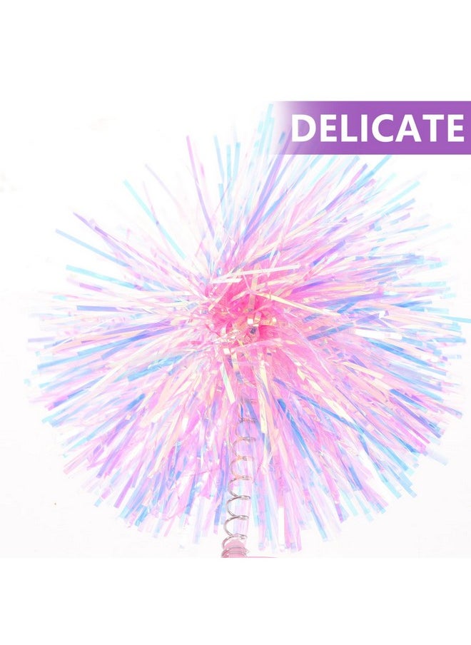minkissy Sequin Pom Pom Headband For Women Adults - Pink Bopper Accessory  - Image 3