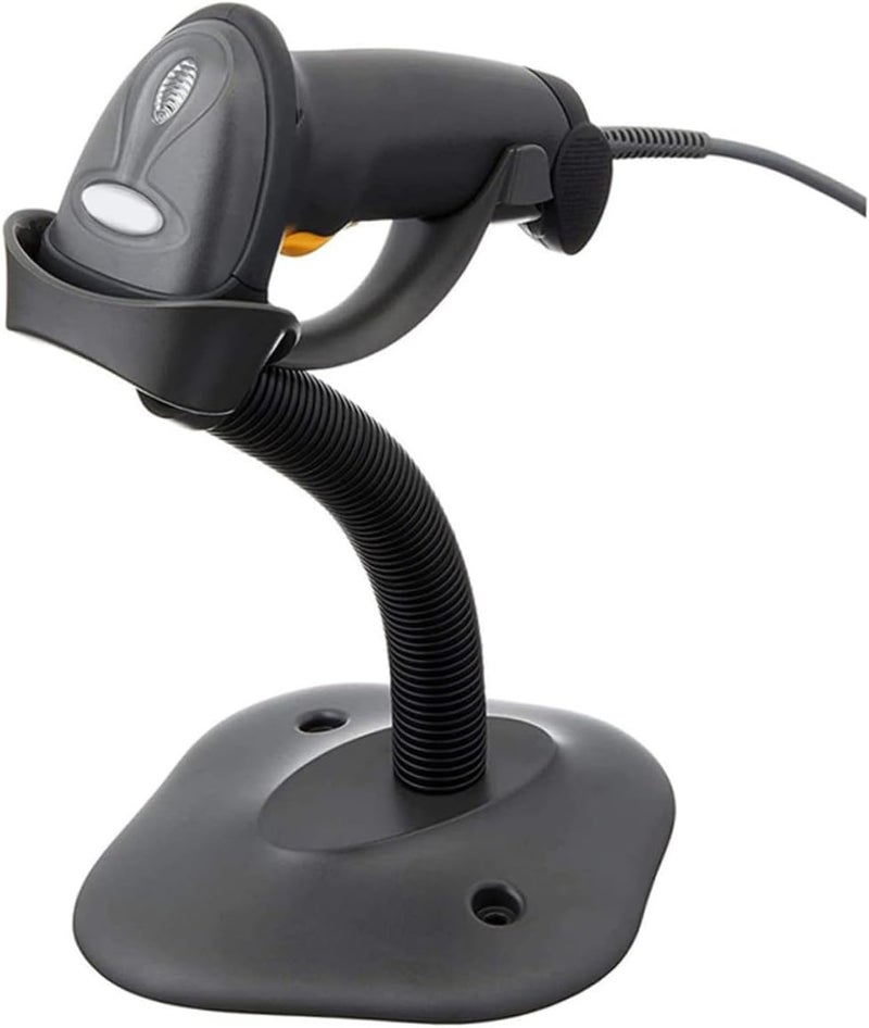 حامل ماسح الباركود اليدوي مزود بقاعدة لتثبيته على المكتب، مناسب لقارئ ماسح الباركود USB - Image 2