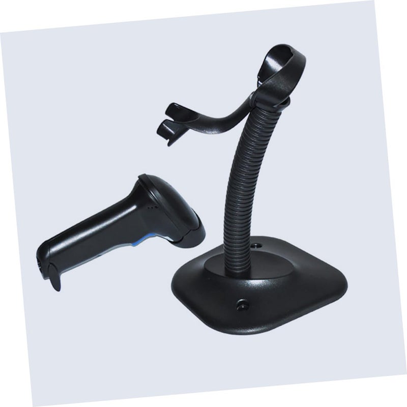 حامل ماسح الباركود اليدوي مزود بقاعدة لتثبيته على المكتب، مناسب لقارئ ماسح الباركود USB - Image 4