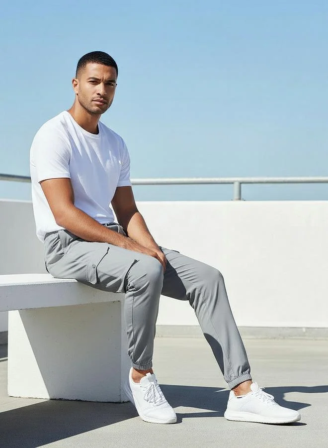 Love Pangolin GREY Love Pangolin Men Cargo Joggers with Pockets for Men | Best Price UAE
