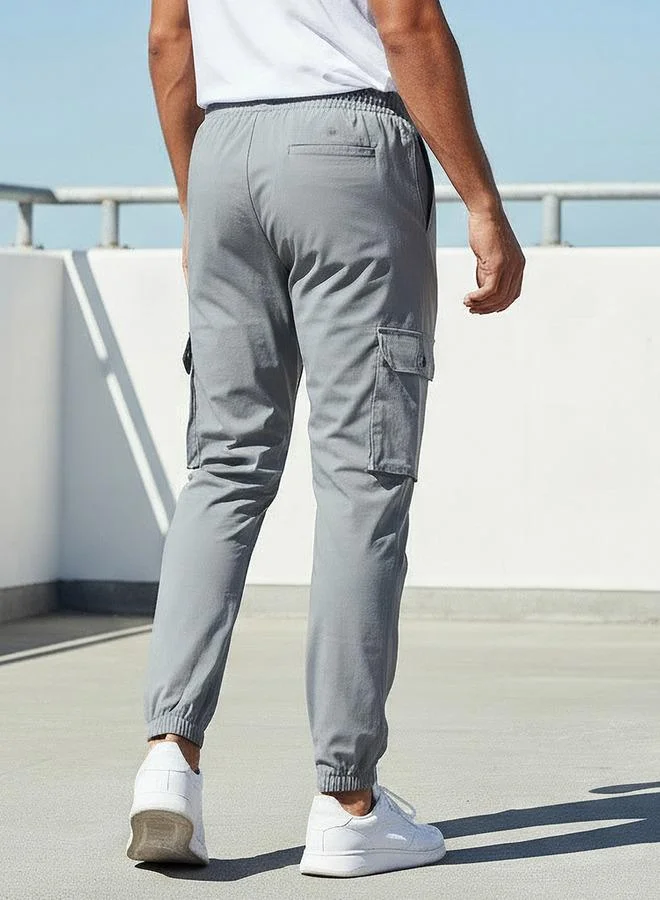 Love Pangolin GREY Love Pangolin Men Cargo Joggers with Pockets for Men | Best Price UAE
