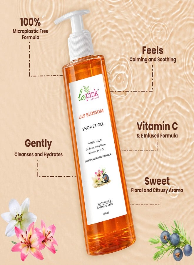 La Pink Refreshing Shower Gel Trio Pack 750ml Body Wash | Tea and Lemon, Coffee & Lily Blossom Body Wash (250ml X 3) - Image 4