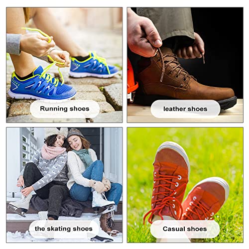 CUGBO 20 Pairs Round Shoelaces Assorted Colored 5mm Width Shoe Laces Strings for Sneakers Boots Skateboard Hiking Athletic Sport Shoes - Image 5