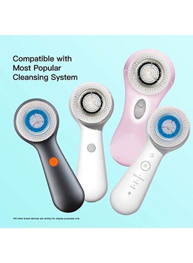 Brushmo Compatible Replacement Facial Cleansing Brush Heads (4-Pack) - Image 2