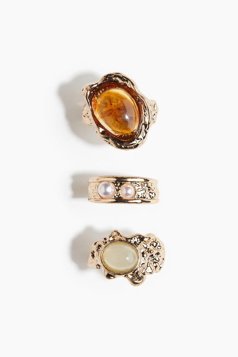 H&M 3-pack rings