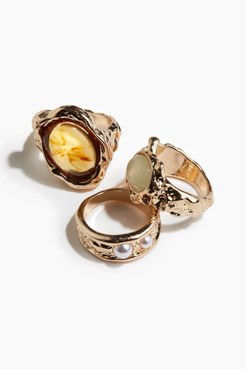 H&M 3-pack rings