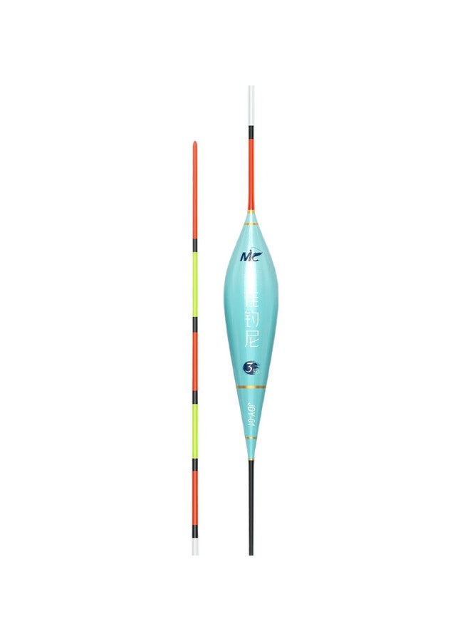 JIADIAONI (Jiadiaoni) Crystal Hard Tail Fishing Float, Nano Buoy, Highly Sensitive Crucian Carp Float, Eye-Catching Wild Fishing Float, Jdy01#3 Buoy - Image 2