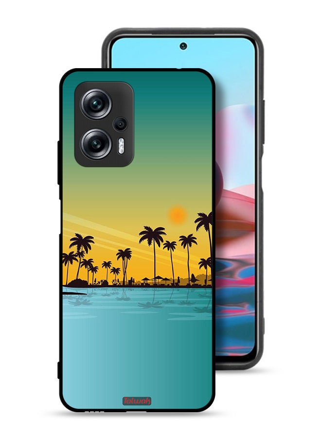 Tolwak Xiaomi Redmi Note 11T Pro 5G Protective Case Cover Scenery Abstract Art - Image 1