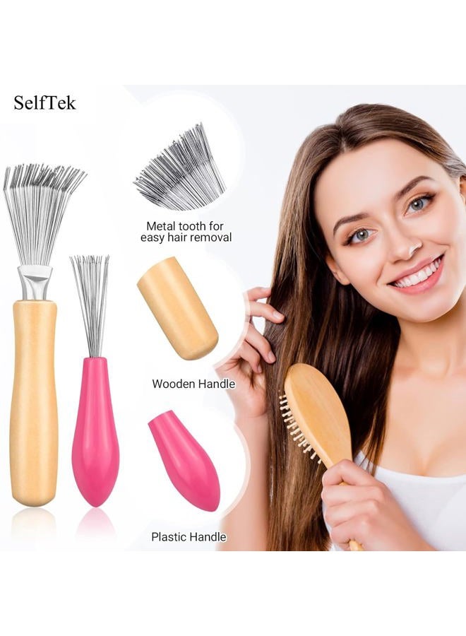 SelfTek أداة تنظيف فرشاة الشعر 4 عبوات لإزالة الشعر والغبار - للاستخدام المنزلي أو في الصالون - Image 2