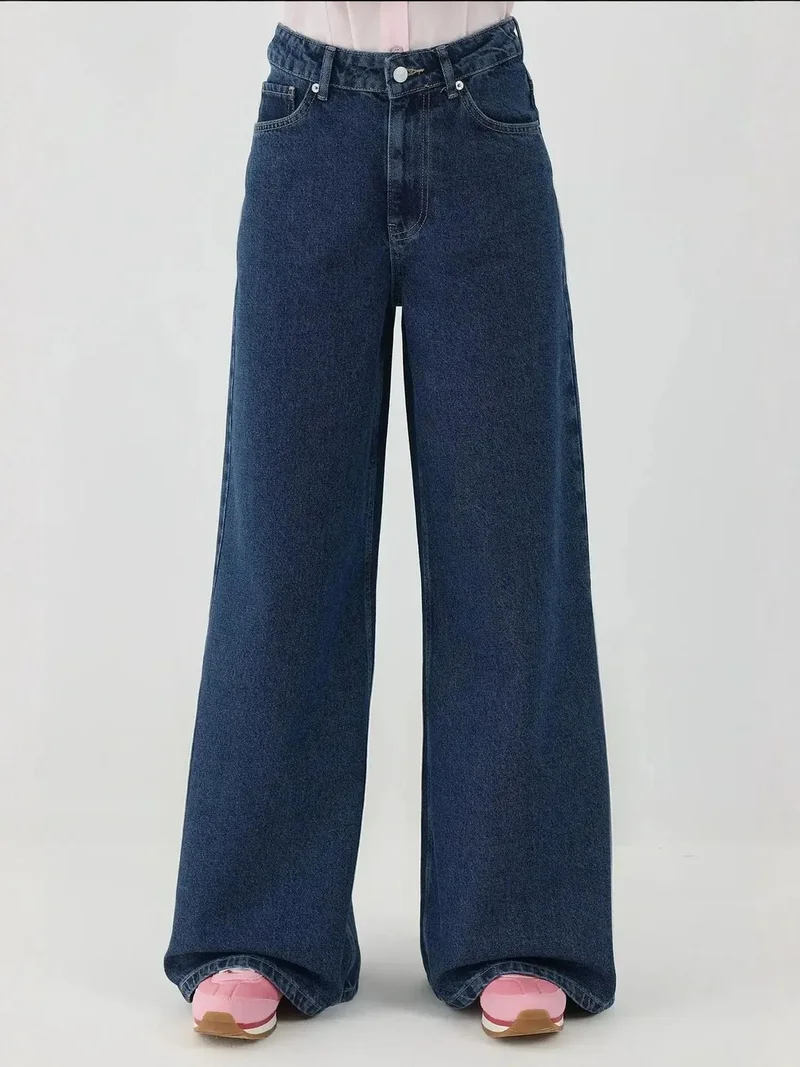 High Waist Wide Leg Jeans