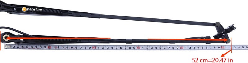 FP FRIDAYPARTS Wiper Arm Blade Kit for CASE Skid Steer Loaders and Compact Track Loaders - Image 3