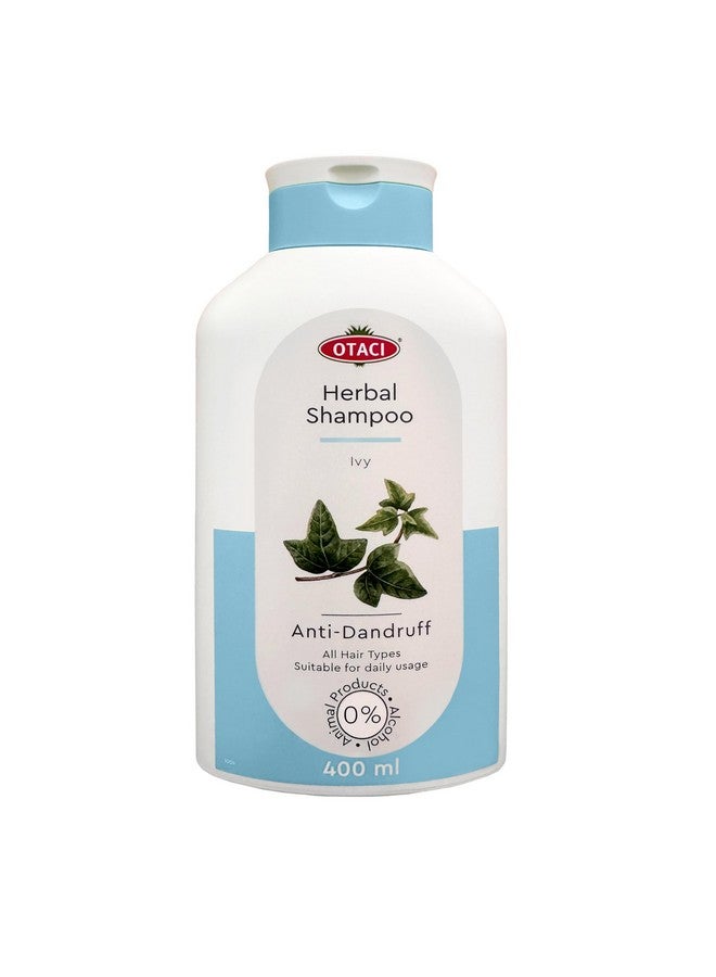 Herbal Shampoo With Ivy For All Hair Types, Everyday Use, No Paraben, No Silicon, No Alcohol, No Formaldehyde, Vegan & Cruelty Free Shampoo 13.5 Fl Oz