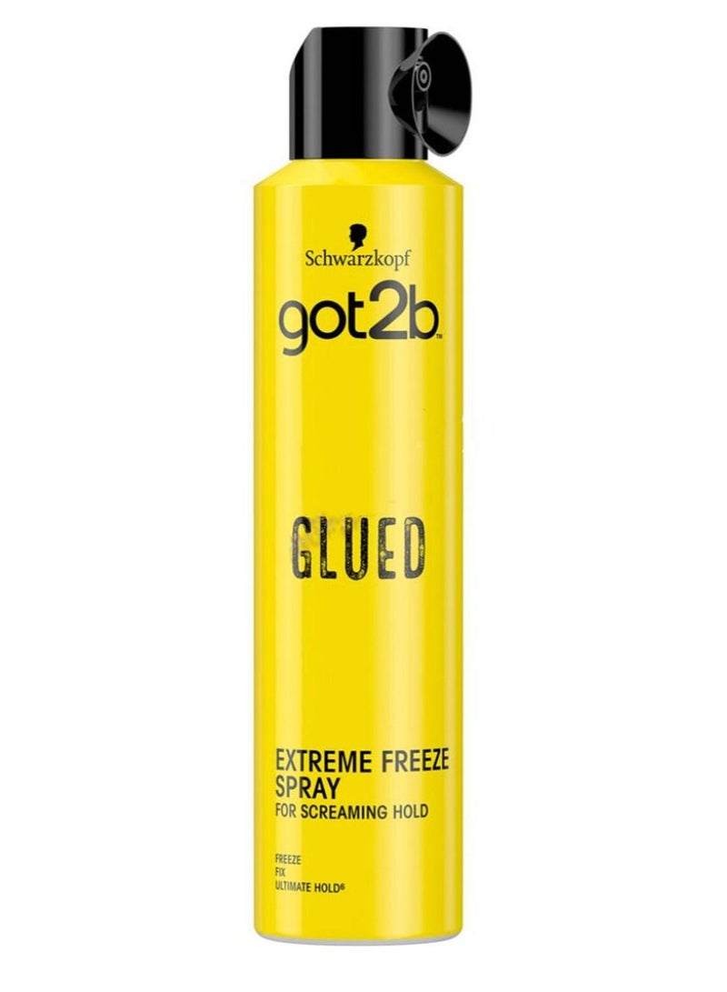 Got2b Glued Extreme Blasting Freeze Spray With Glued Styling Gel and Glued Spiking Wax Combo - Image 3