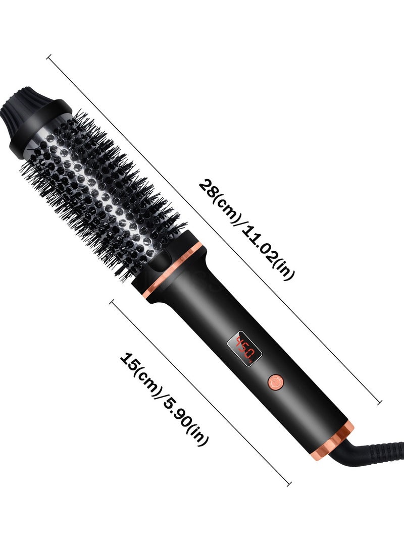 Multifunctional Hot Air Brush Hair Straightener 2 In 1 Portable Hair Dryer Curling Wand Straight Clip