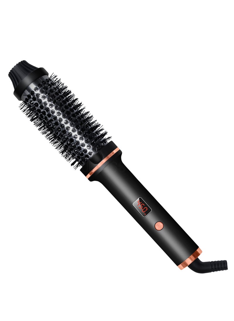 Multifunctional Hot Air Brush Hair Straightener 2 In 1 Portable Hair Dryer Curling Wand Straight Clip