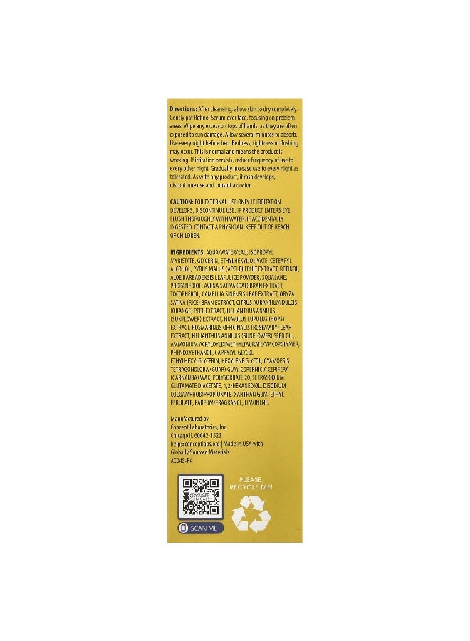 Advanced Clinicals Advanced Clinicals, Retinol Serum, Anti-Wrinkle, 1.75 fl oz (52 ml)  - Image 3