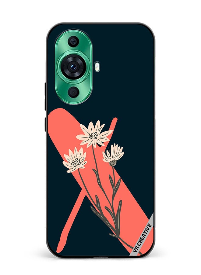 VR CREATIVE Protective Case Cover For Huawei nova 11 Alphabet X Design Multicolour - Image 1