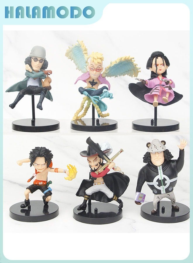 HALAMODO One Piece 6-Piece Mystery Q Version Blind Box Set - Includes Hidden Figure Collection Desktop Decor Gift Box，Every Blind Box Is An Unknown Surprise  - Image 1