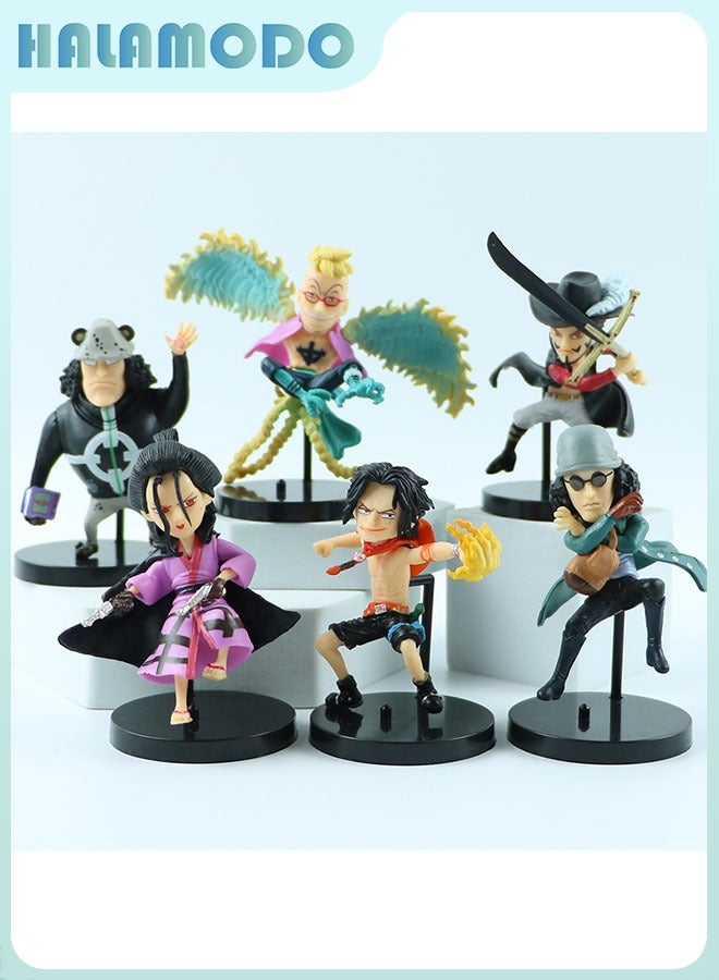 HALAMODO One Piece 6-Piece Mystery Q Version Blind Box Set - Includes Hidden Figure Collection Desktop Decor Gift Box，Every Blind Box Is An Unknown Surprise  - Image 2