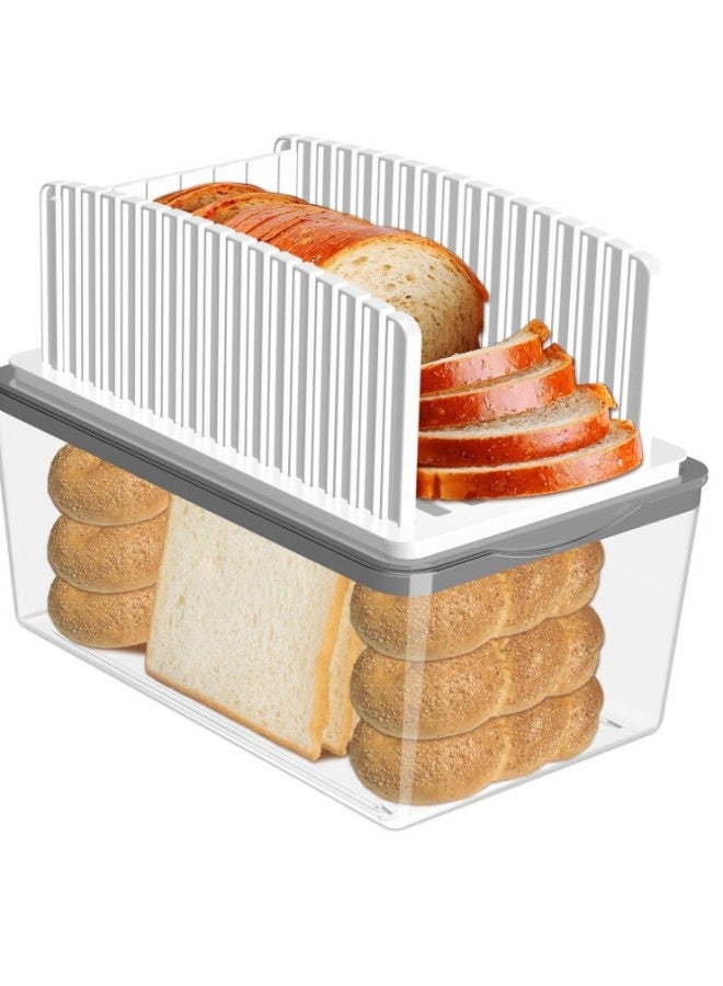 Bread Slicer Commercial Baking Toast Slicer Bread Crumb Storage Plate Bread Slicing Cutting Board-Color:White (18 A Box) - Image 3