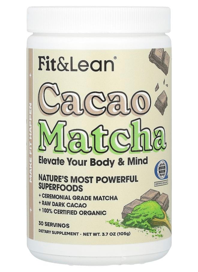 Fit & Lean - Cacao Matcha 3.7 oz (105 g) - Image 1