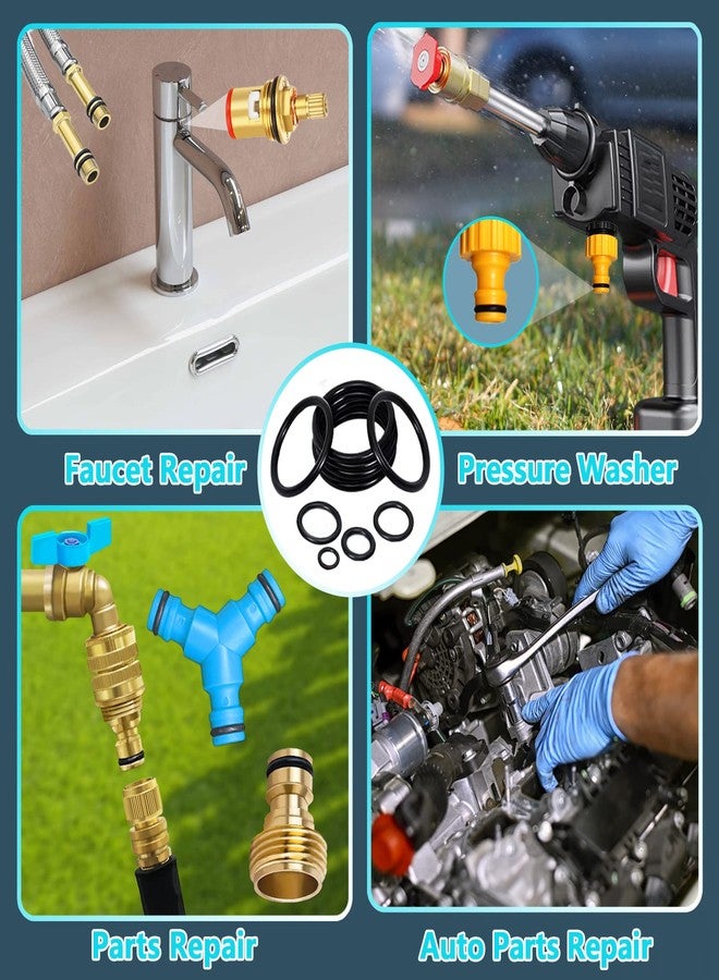 KEZE 1200 PCs 24 Size O Rubber Universal Assortment Kit with Precision Pick and 4 Piece Hook Automatic Vehicle Faucet Hydraulic Set OD: 6mm-28m Oring - Image 5