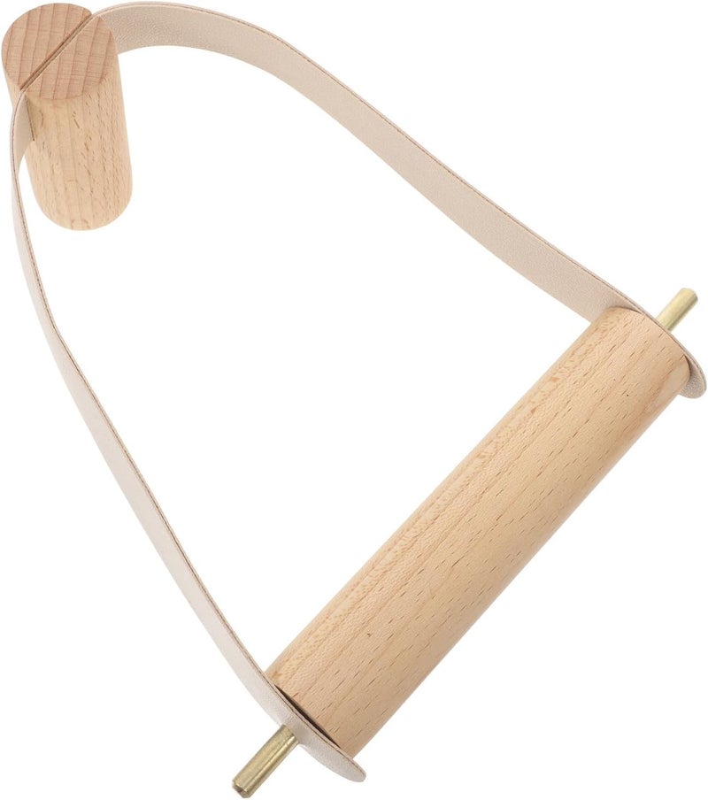 Wooden Toilet Paper Holder Wall Mounted Wet Wipes Dispenser Bathroom Paper Towel Rack White Nordic Style for Kitchen and Washroom - Image 1