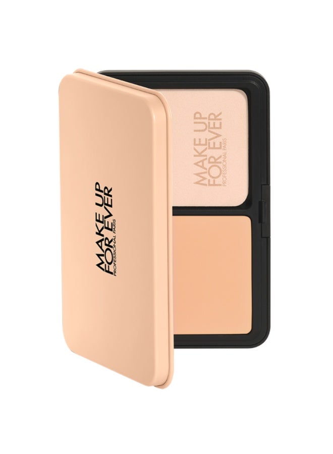 MAKE UP FOR EVER HD Skin Matte Velvet Blurring Foundation & Setting Powder 11g – Shade 1N14 Beige – For Light Skin Tones with Neutral Undertones - Image 1