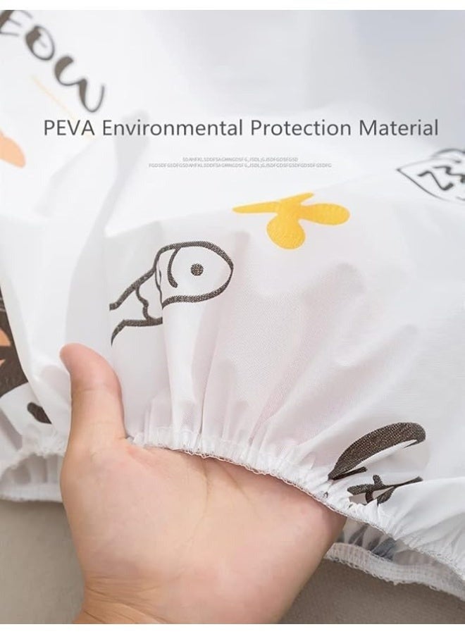 غطاء غبار دائري قائم للمروحة الكهربائية مقاس 145×60 سم – غطاء واقٍ مقاوم للماء والغبار، قابل للغسل والطي، مثالي لحماية المراوح المنزلية من الأتربة والرطوبة وسهل التركيب والتخزين - Image 5