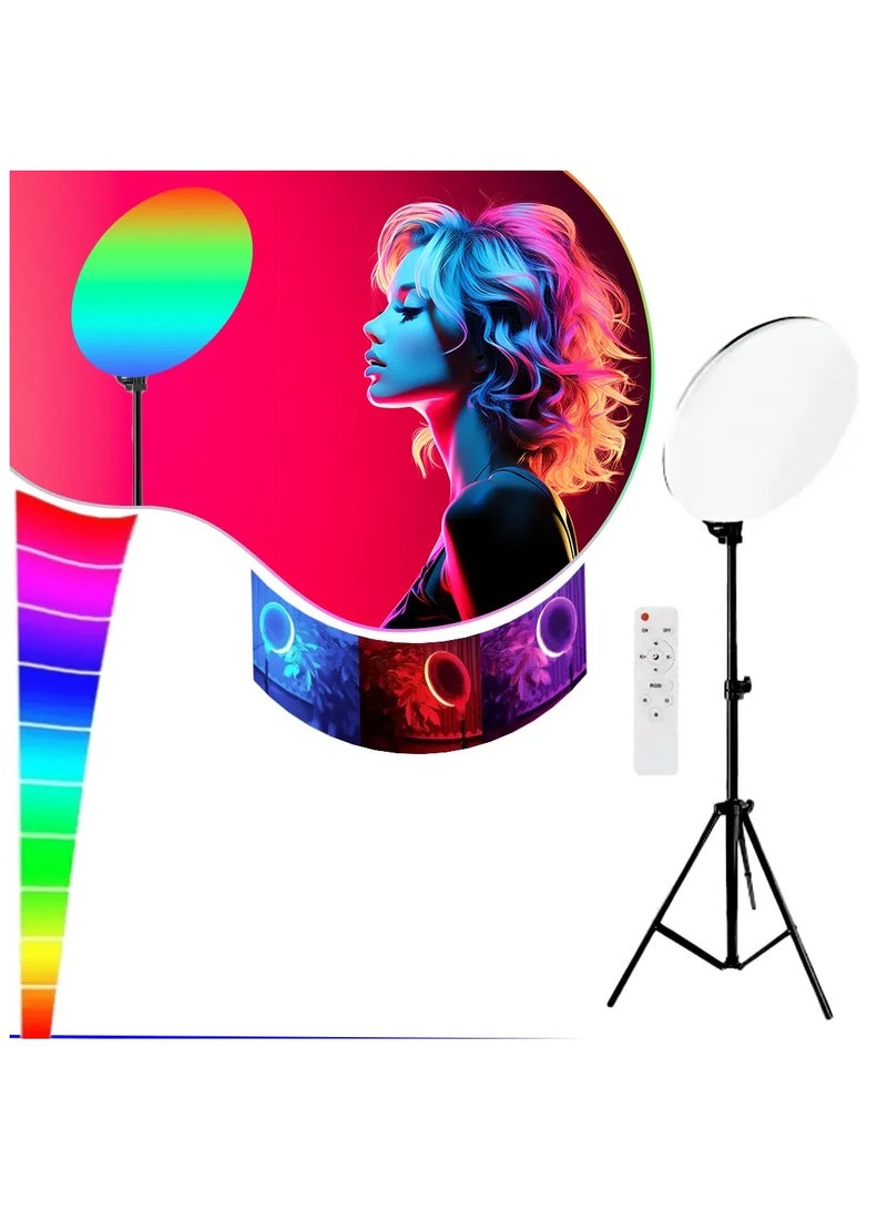 10.5" Dimmable LED Ring Light with Adjustable Stand, 360° Phone Holder, USB Power, 3 Lighting Modes, Perfect for Video Recording and Streaming - Image 1