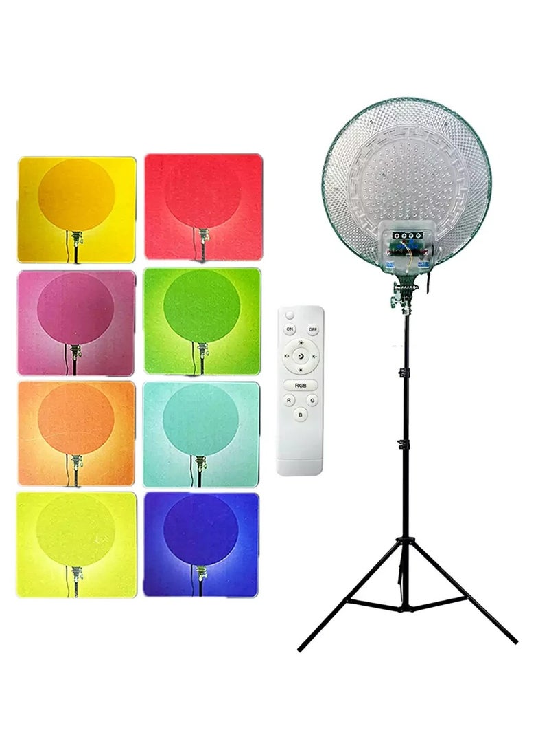 10.5" Dimmable LED Ring Light with Adjustable Stand, 360° Phone Holder, USB Power, 3 Lighting Modes, Perfect for Video Recording and Streaming - Image 2