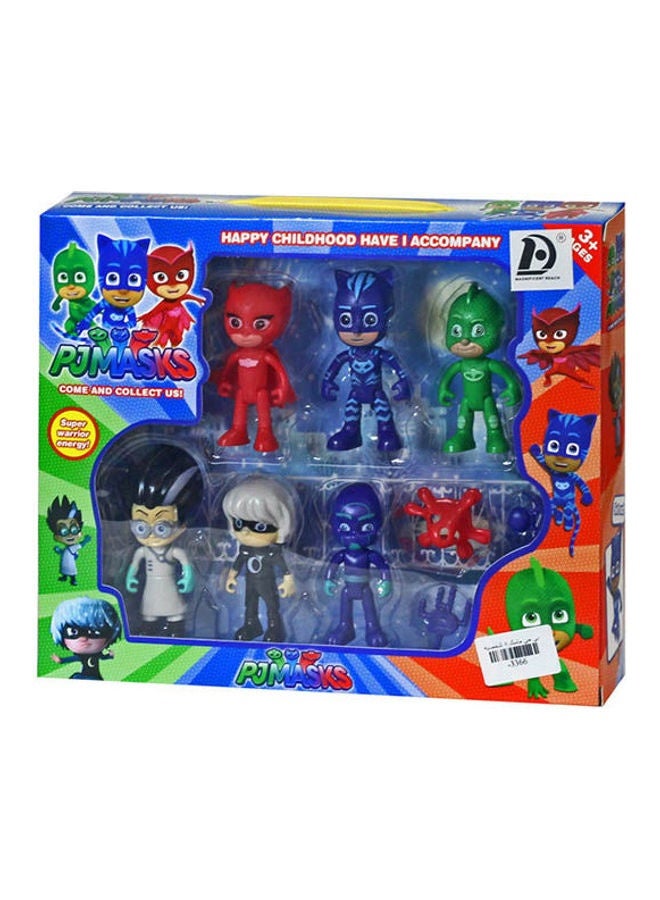 Masks 6 Action Figures Play Set For Boys