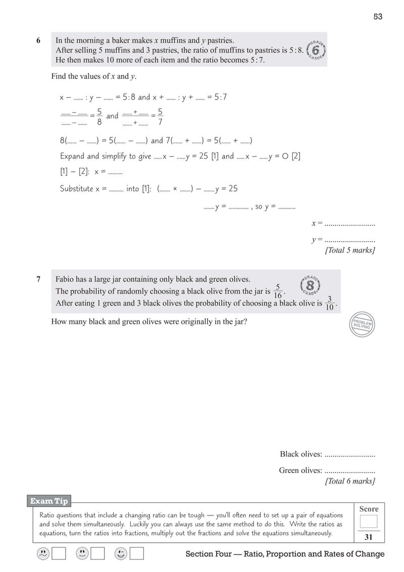 GCSE Maths Exam Practice Workbook: Higher - includes Video Solutions and Answers