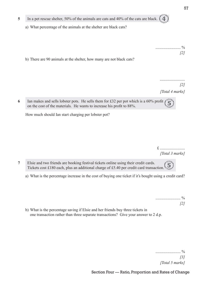 GCSE Maths Exam Practice Workbook: Higher - includes Video Solutions and Answers