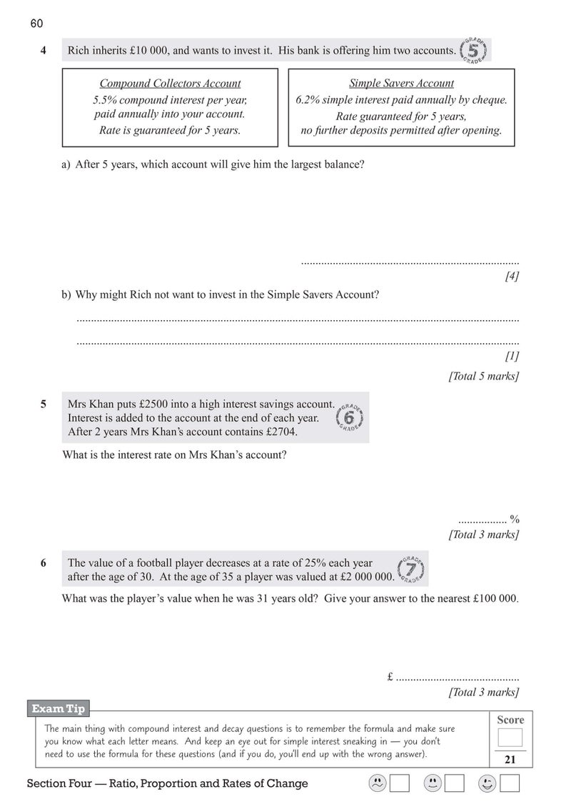 GCSE Maths Exam Practice Workbook: Higher - includes Video Solutions and Answers