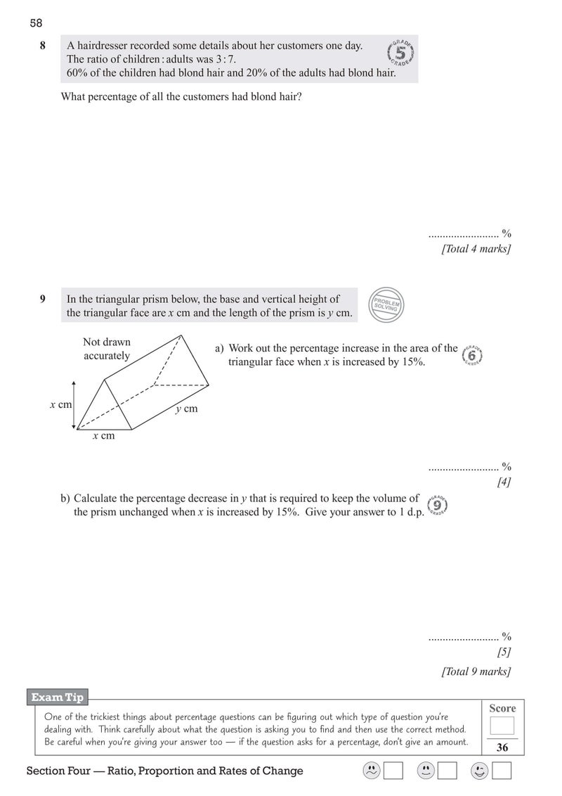GCSE Maths Exam Practice Workbook: Higher - includes Video Solutions and Answers