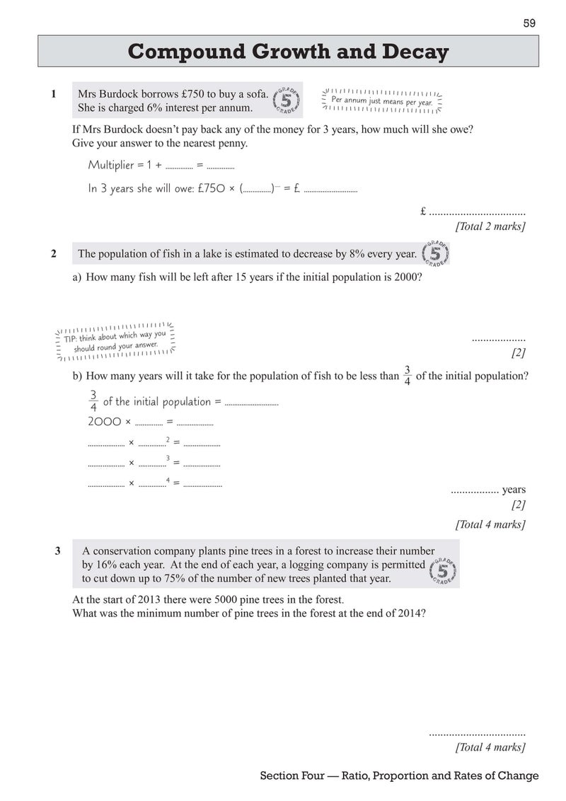 GCSE Maths Exam Practice Workbook: Higher - includes Video Solutions and Answers