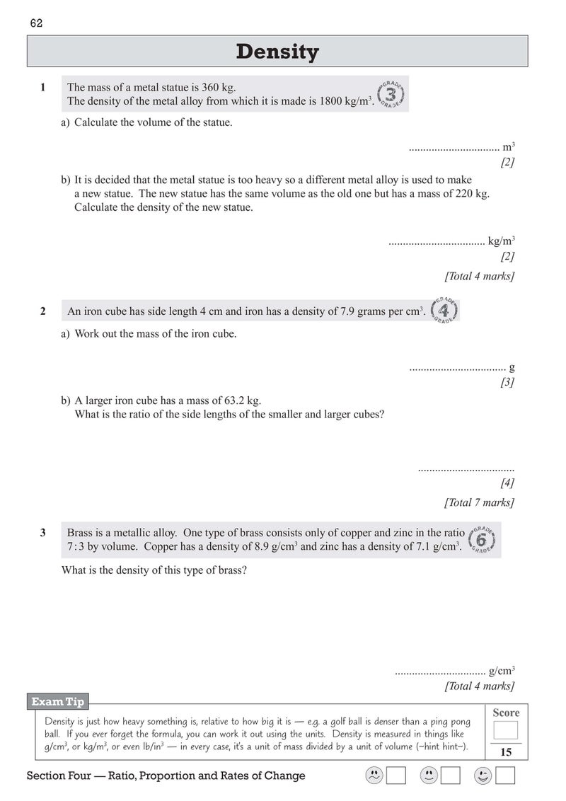 GCSE Maths Exam Practice Workbook: Higher - includes Video Solutions and Answers