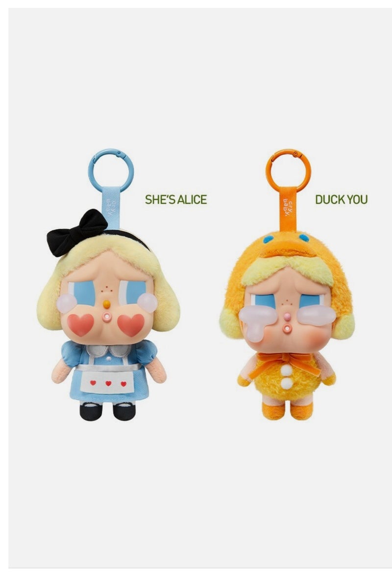 POP MART POP MART CRYBABY – Crying Again Series Vinyl Plush Pendant Full set ,6pcs.  - Image 2