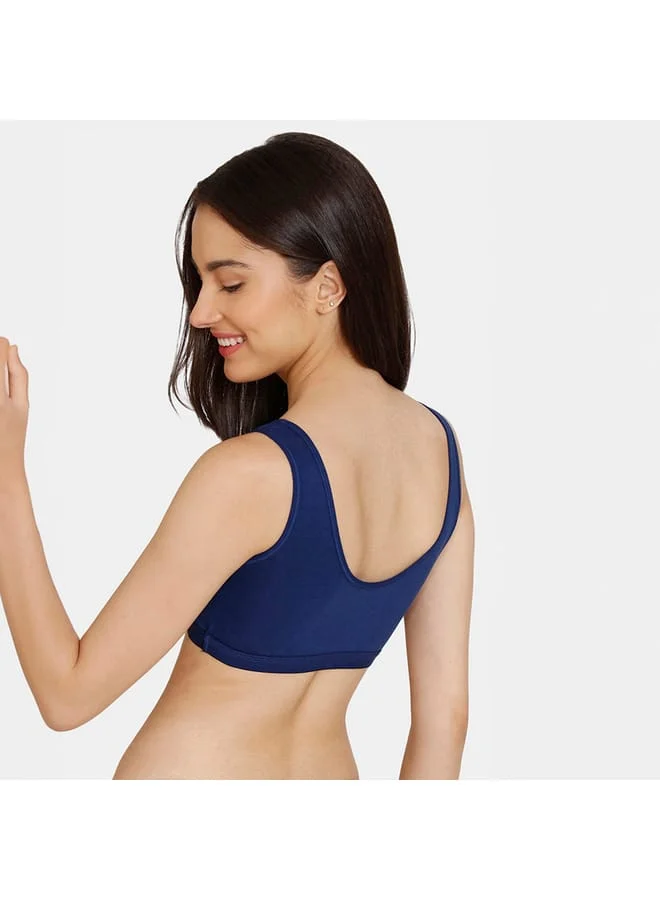 zivame Set of 2 - Zivame Solid Round Neck Sports Bra