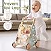 ROBUD Wooden Baby Push Walker Forest Theme Learning Walking Toys Adjustable Height Baby Walker with Decelerator Montessori Toys for Baby Age 10 Months WRP37 - Image 4