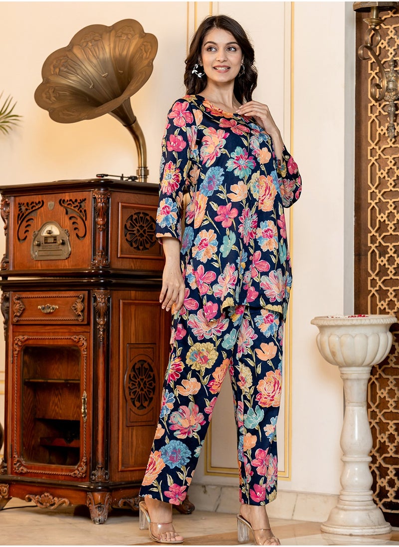 Elegant Serene Blue Floral Printed Butter Cotton Co-Ord Set for Women - pzsku/ZA5BDB664115273997B40Z/45/_/1740642984/c74d6b04-7ed8-4567-8989-5613801a6ac0