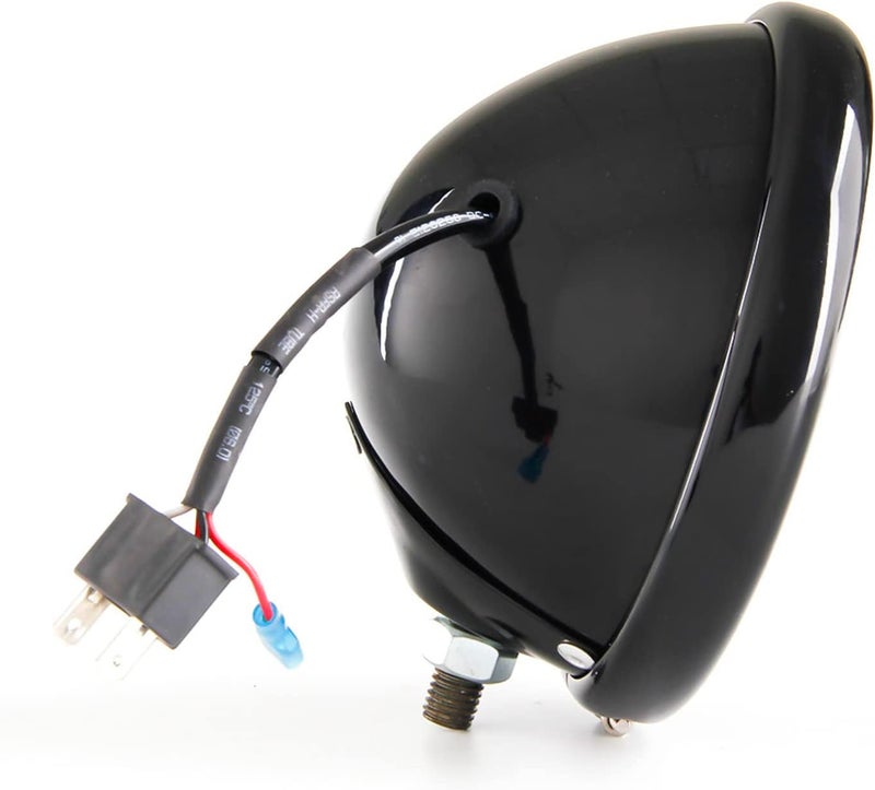 Autokun 5.75" Headlight Housing for Motorcycle - Black LED Headlight Bucket - Image 4