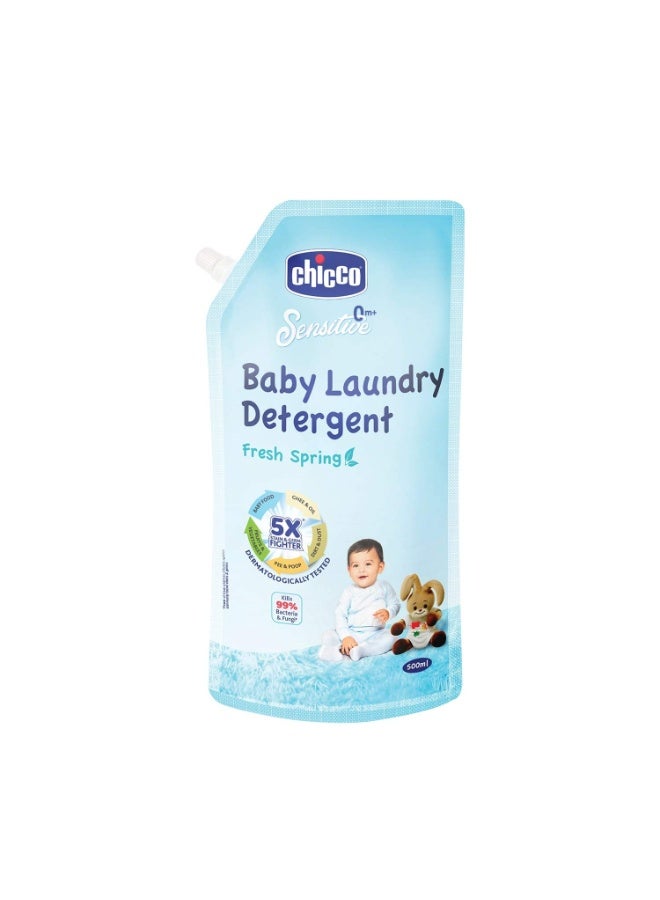 CHICCO LAUNDRY DETERGENT FRESH SPRING 1 L BOTTLE WITH LAUNDRY DETERGENT 500ML FRESH SPRING IN - Image 2