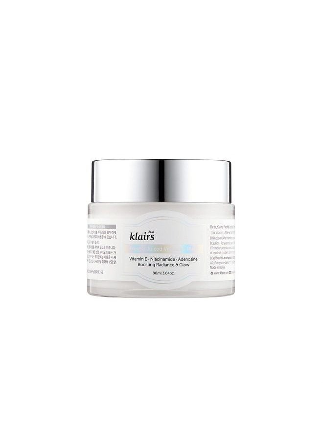 DearKlairs ] Freshly Juiced Vitamin E Mask, Moisturizer, Boost the Effect Vitamin C, Niacinamide, Adenosine, 90ml, 3.04oz, vitamin c moisturizer, vitamin e cream, clear skin, antioxidant serum  - Image 4
