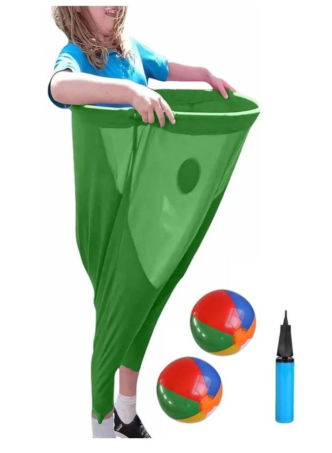 general Granny Pants Yard Game, Granny Pants Outdoor Game – Hilarious Inflatable Ball Relay Set with Giant Stretchy Pants, 2 /8 Balls and 1Pump for Kids, Adults, Backyard Parties and Field Day - Image 2